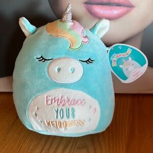 NWT Squishmallow Hudson Embrace your weirdness
